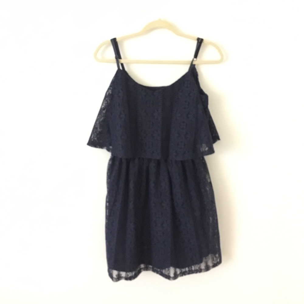 Rue21 navy blue lace dress
